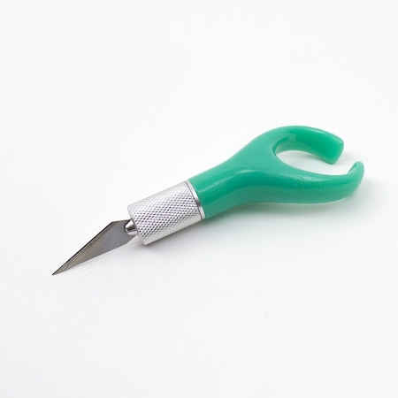 Excel Blades K71 Fingertip Knife, Finger Loop Detail Knife, Hobby Knife Green, 6pk. 16071